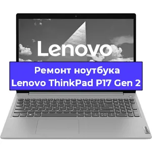 Чистка от пыли и замена термопасты на ноутбуке Lenovo ThinkPad P17 Gen 2 в Самаре